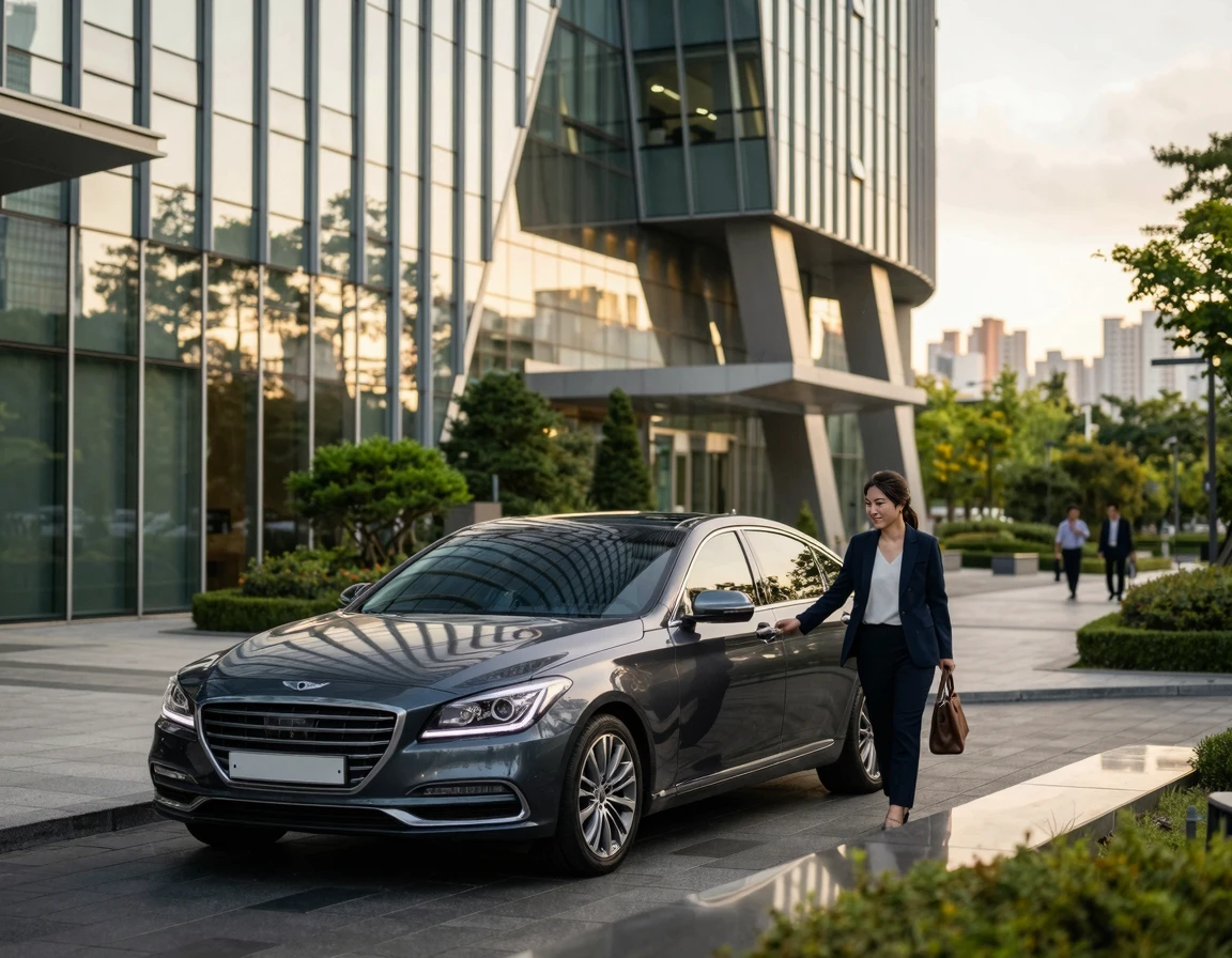 고급 세단 리스 차량