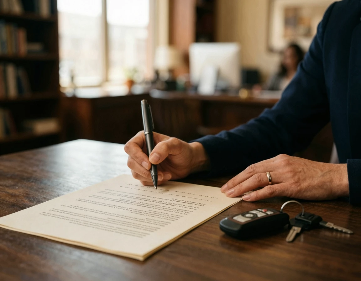 차량 계약서와 해지 위약금에 대한 고민