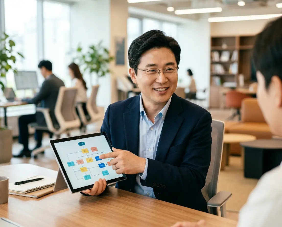 자동차 할부 전손 처리 절차를 설명하는 전문가